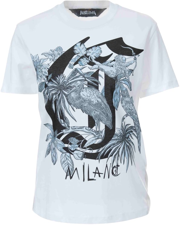 Just Cavalli T-Shirts And Polos White