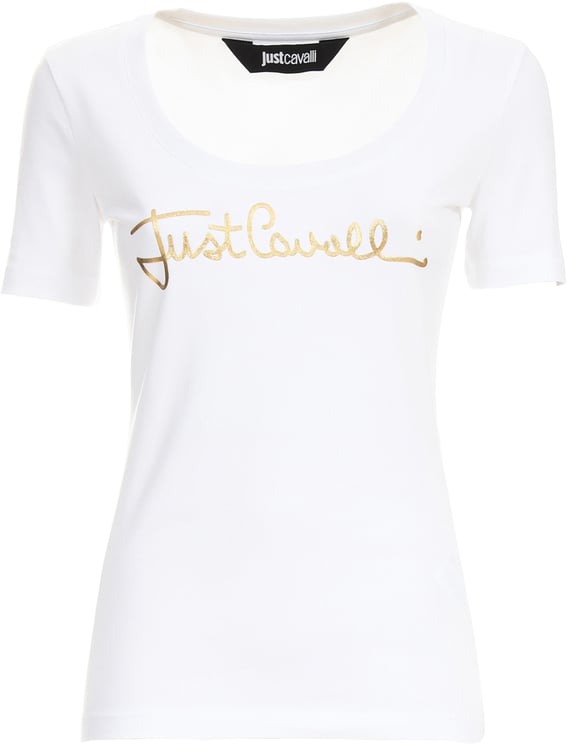 Just Cavalli T-Shirts And Polos White