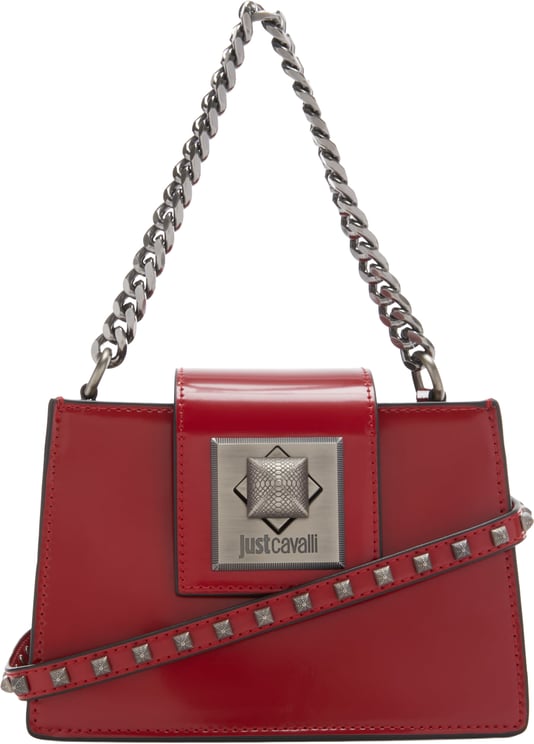 Just Cavalli Just Cavalli Metal Studs - Tas - Rood