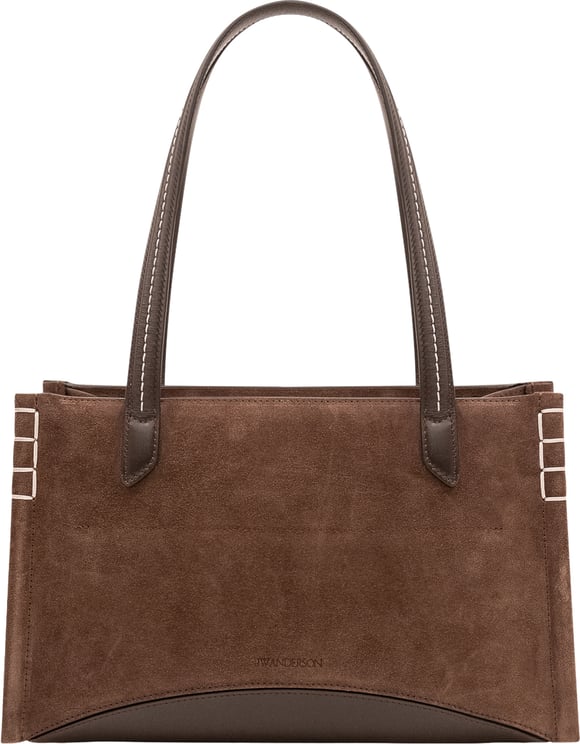 J.W. Anderson Borsa Elongated Loafer Cabas con Impunture a Contr