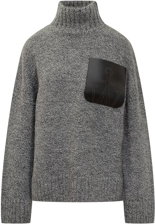 J.W. Anderson JW Anderson maglione con tasca in pelle