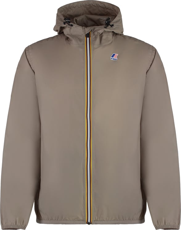 K-WAY Claude Hooded nylon jacket
