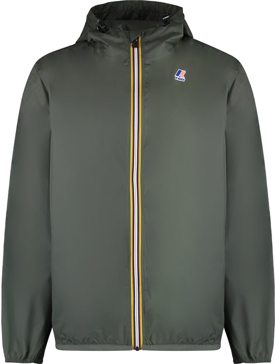 K-WAY Claude Hooded nylon jacket