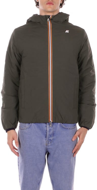 K-WAY Coats Green Blackish