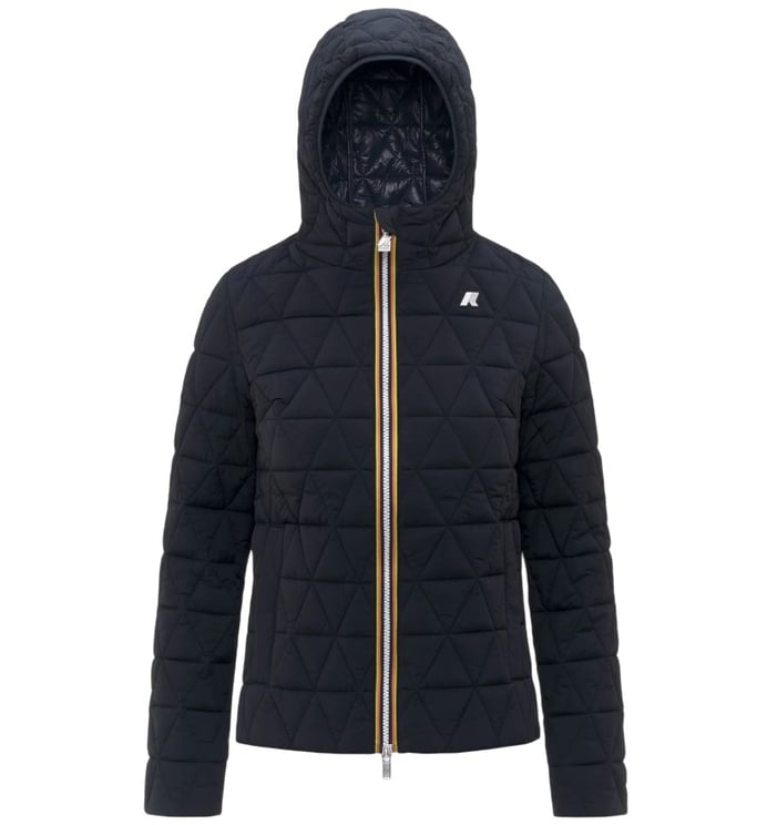 K-WAY Lil Diamond Quilted Hooded Jacket