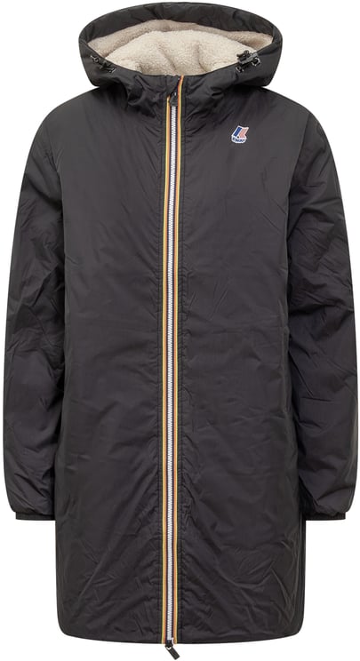 K-WAY Parka Lungo con Fodera in Pelliccia Sintetica K-Way