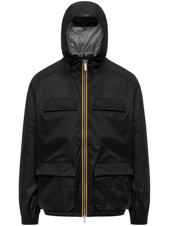 K-WAY Lightweight Matte Finish Jacket with Hood