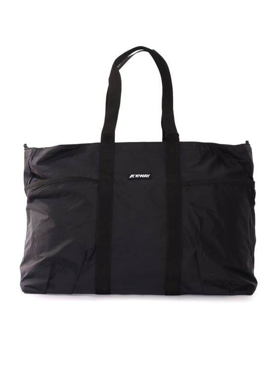 K-WAY Saint Malo Versatile Black Tote Bag