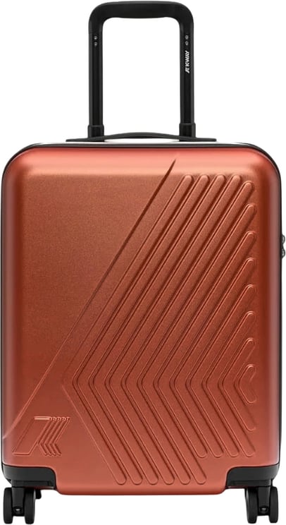 K-WAY Eudoxie Logo Polycarbonate Carry On Luggage