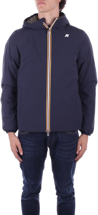 K-WAY Coats Black Pure Green Blackish