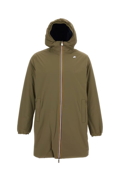 K-WAY Green Jacob Warm Reversible Down Jacket