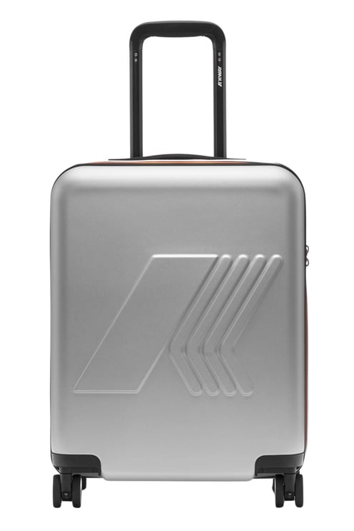K-WAY Compact Polycarbonate Trolley With Embossed Logo