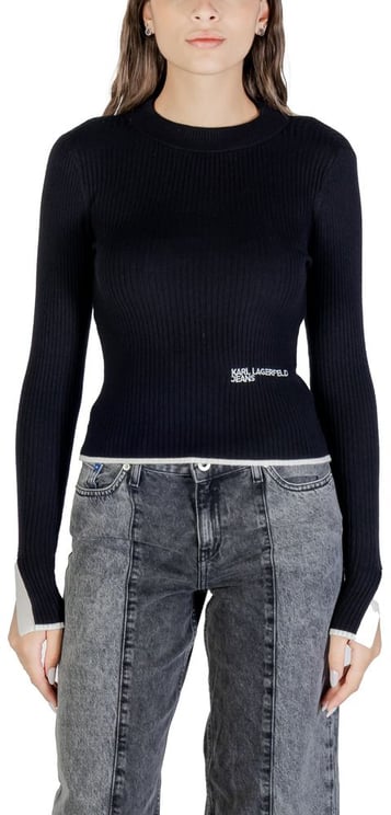 Karl Lagerfeld Karl Lagerfeld Black Viscose Sweatshirt