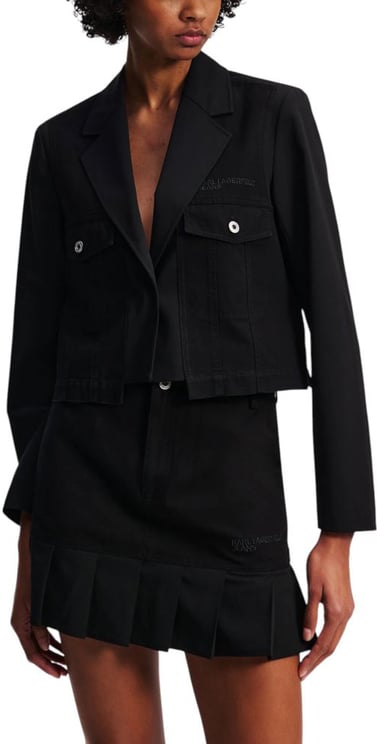 Karl Lagerfeld Karl Lagerfeld Black Polyester Blazer