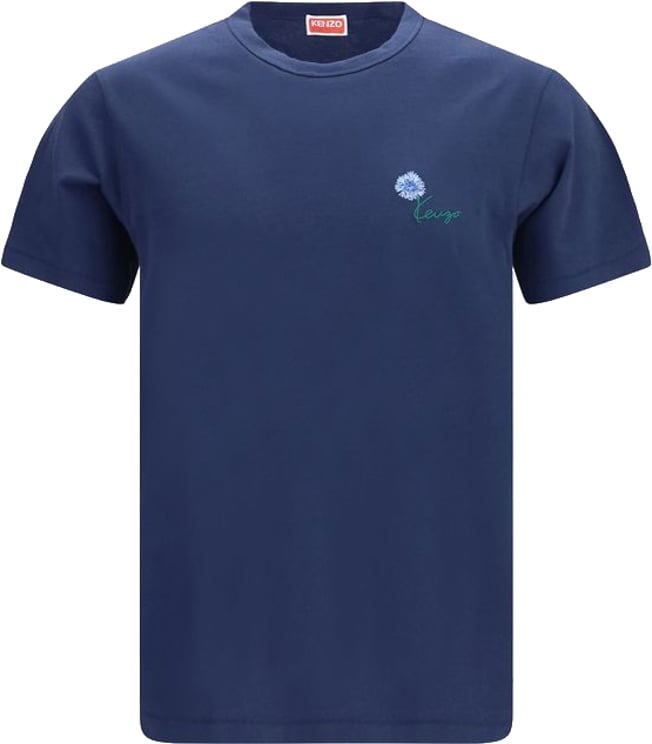 Kenzo Kenzo Blue Cotton T-Shirt