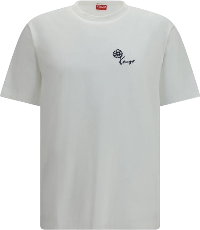 Kenzo Kenzo White Cotton T-Shirt
