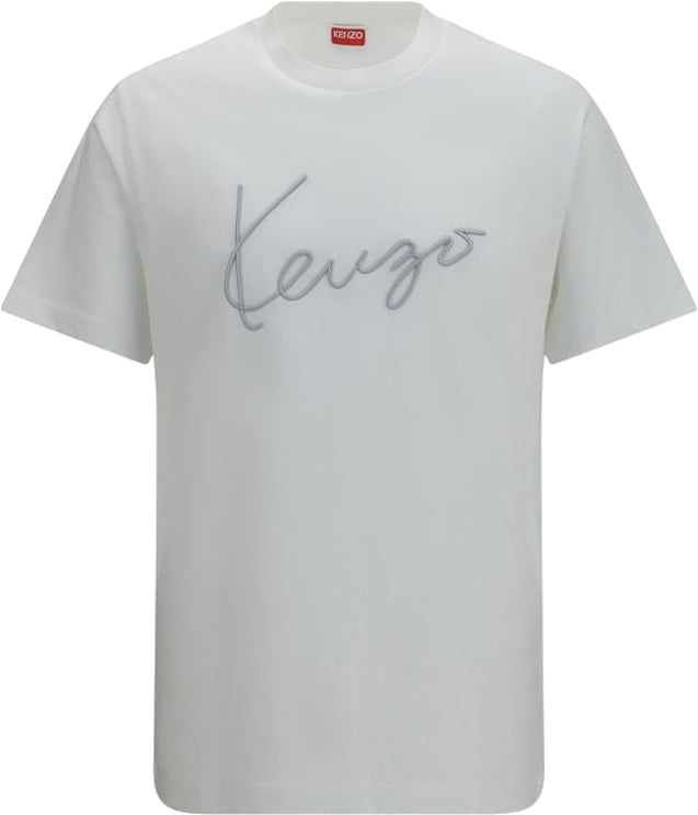 Kenzo Kenzo White Cotton T-Shirt