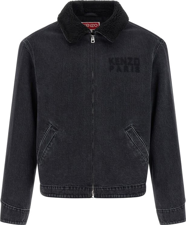 Kenzo Kenzo Black Cotton Denim Jacket