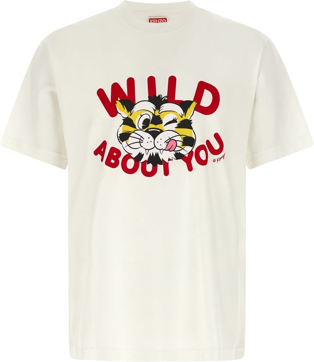 Kenzo Kenzo White Cotton T-Shirt
