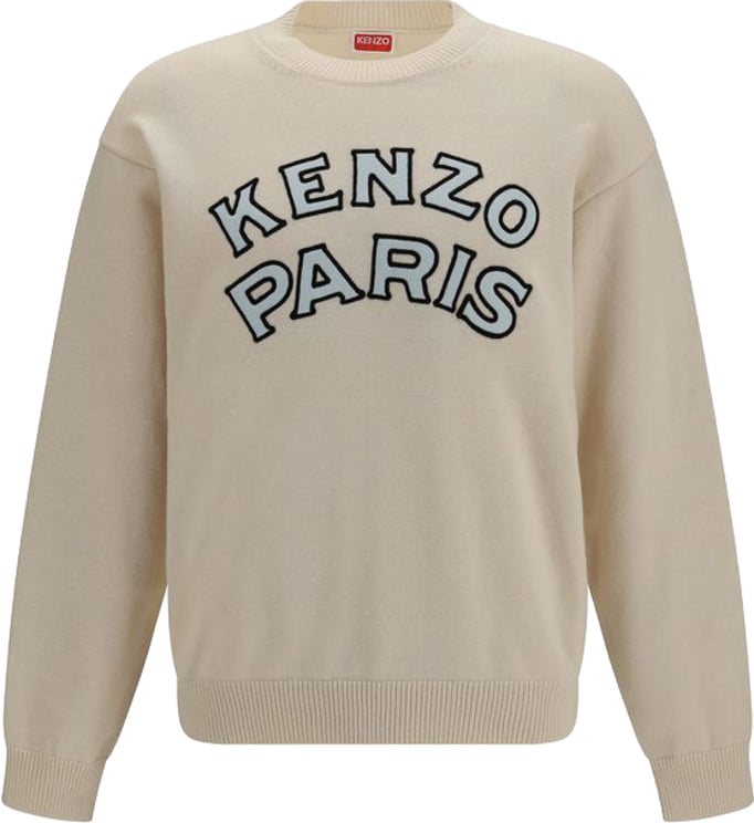 Kenzo Kenzo Beige Wool Oves Aries Sweatshirt