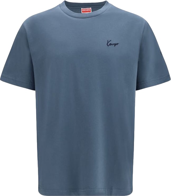 Kenzo Kenzo Blue Cotton T-Shirt