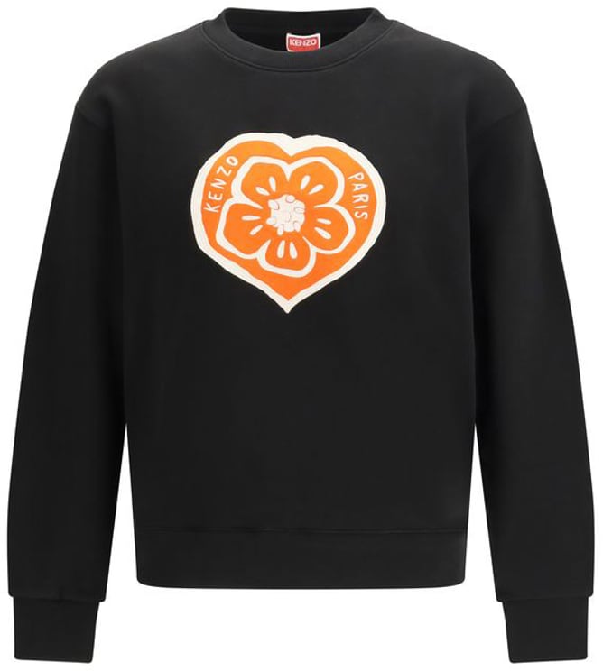 Kenzo Kenzo Black Cotton Sweatshirt