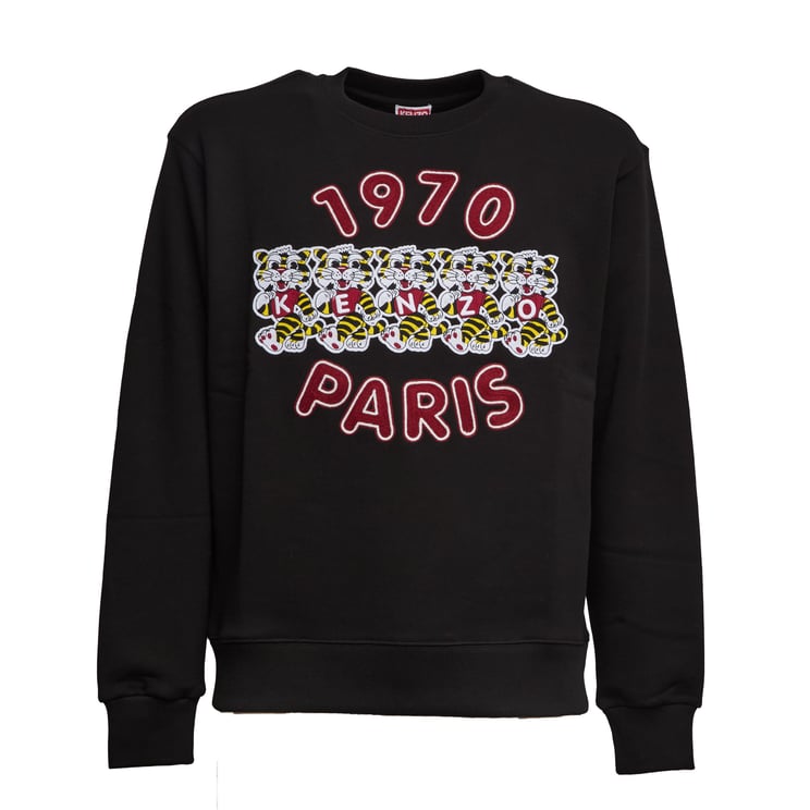 Kenzo Wild Tiger Embroidered Over Sweatshirt