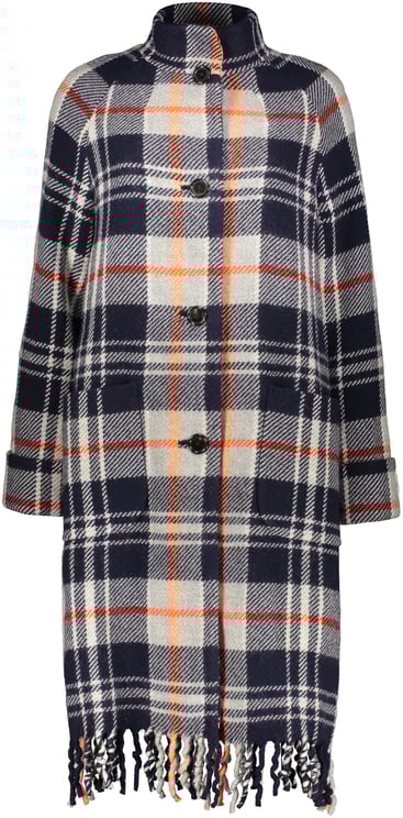 Kenzo Checked wool coat