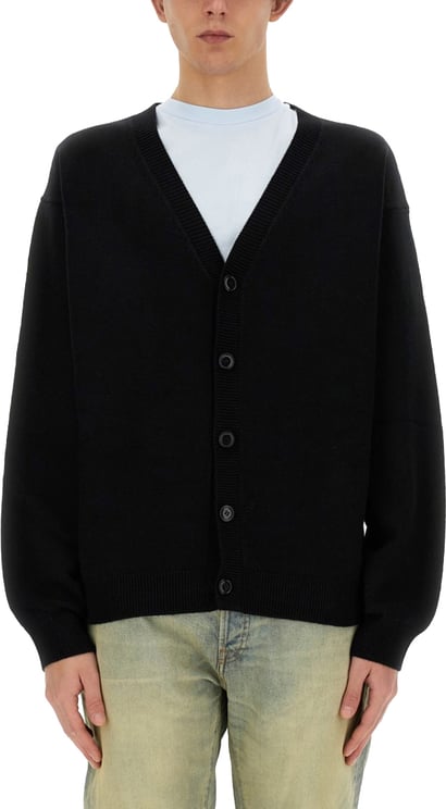 Kenzo Cardigan With Embroidered Tiger Academy