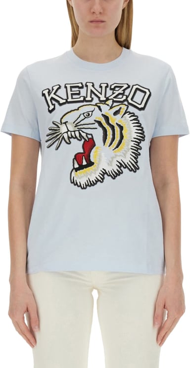 Kenzo T-Shirt With Tiger Embroidery