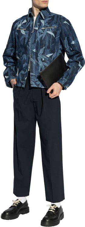 Kenzo Jackets Rinse Blue Denim