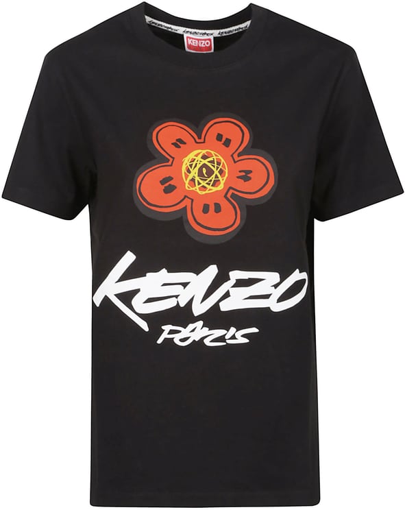 Kenzo Kenzo Futura Loose T-shirt Black