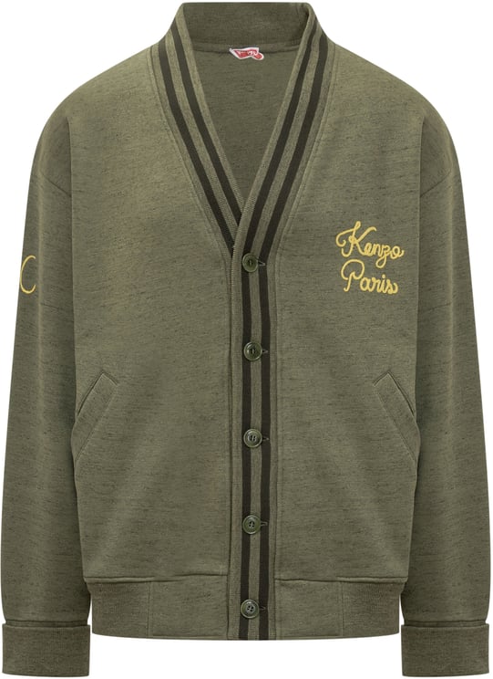 Kenzo Kenzo Cardigan in Cotone con Ricamo Logo