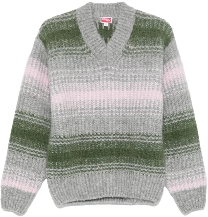 Kenzo Sweaters Gris Clair