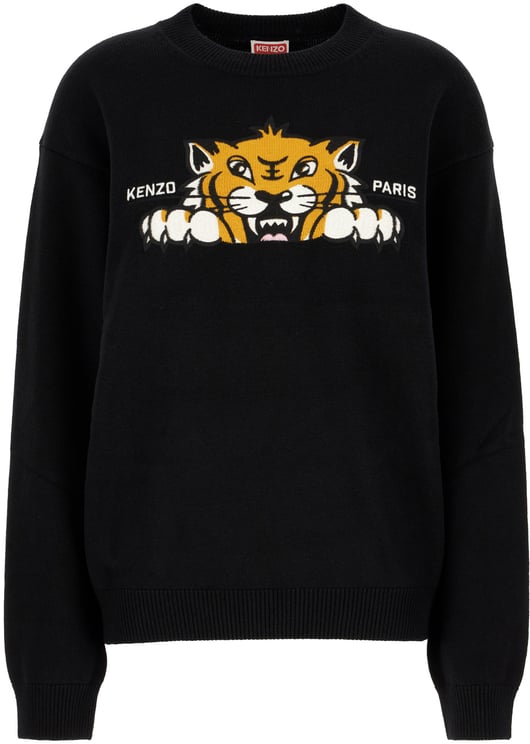 Kenzo Kenzo Black cotton blend sweater