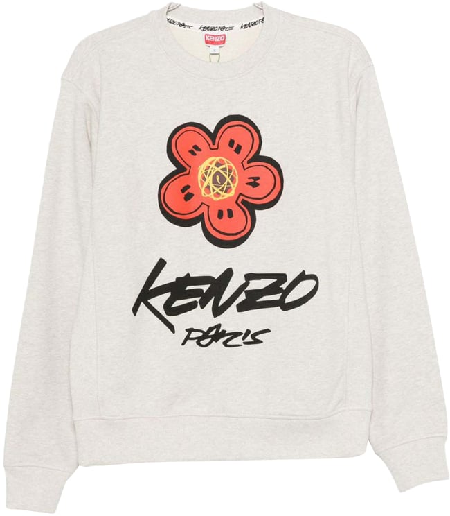 Kenzo Sweaters Gris Clair