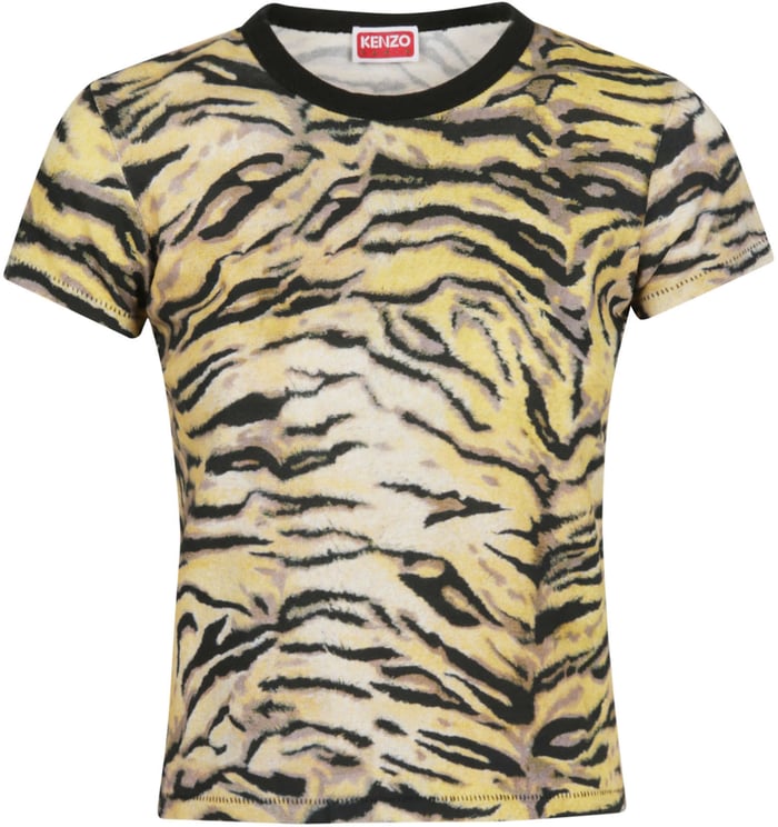 Kenzo Gots Tiger Classic T-shirt Yellow