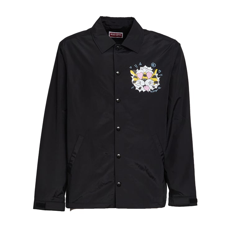 Kenzo Wild Tiger Unlined Nylon Cotton Jacket