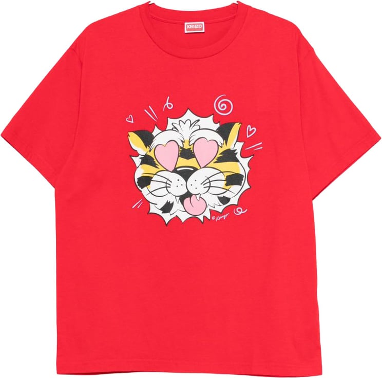 Kenzo T-Shirts And Polos Cerise
