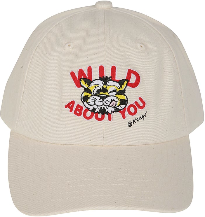 Kenzo Wild Tiger Baseball Cap Brown