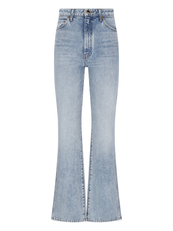 Khaite Light Blue Danielle High Waist Jeans