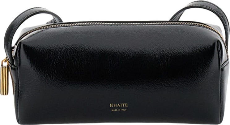 Khaite Rectangular Mini Crossbody Bag in Luminous Calfskin