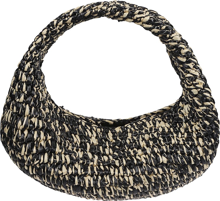 Khaite Olivia Raffia Woven Hobo Bag
