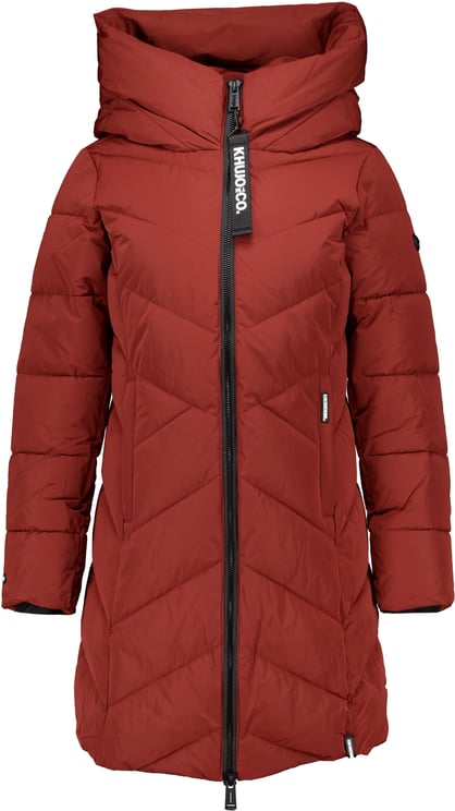 Khujo Khujo  Gewatteerde Jassen Rood Darka2