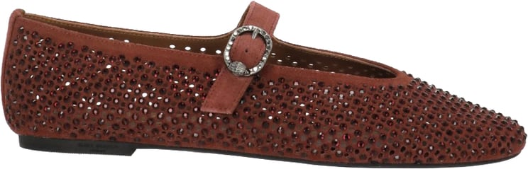 Kurt Geiger London Flat Shoes Burgundy