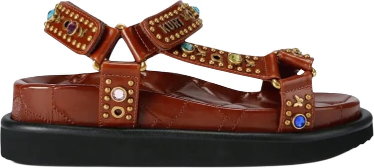 KURT_GREIGER_LONDON Kurt Geiger Dames Orson Sandaal Bruin