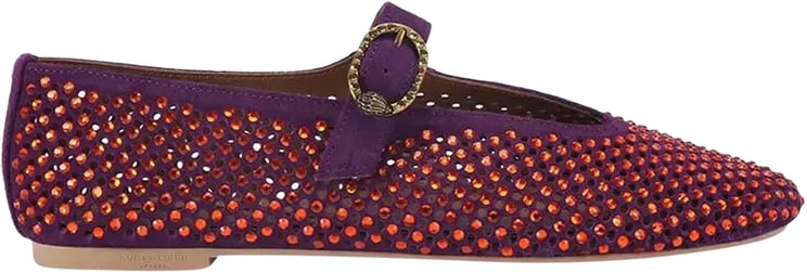 Kurt Geiger London Kurt Geiger Dames Mayfair Ballet Flat Paars/Rood