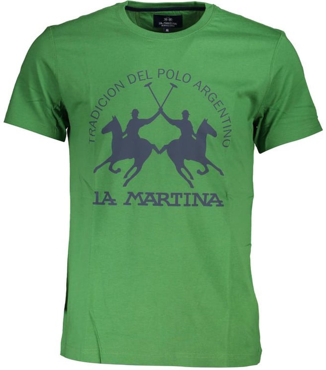 La Martina La Martina Verde Cotton Men's T-Shirt