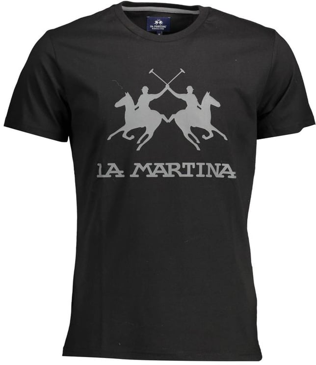 La Martina La Martina Black Cotton Men's T-Shirt