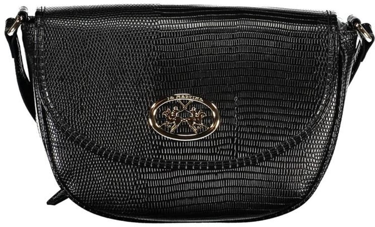 La Martina La Martina Black Polyurethane Women's Shoulder Bag